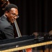 Musician 1st Class William Ledbetter performs at Valdosta State University College of the Arts