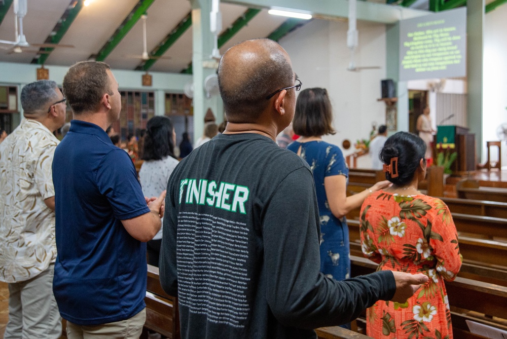 Pacific Partnership 2024-1: Catholic mass at the Cathedral of the Assumption Majuro