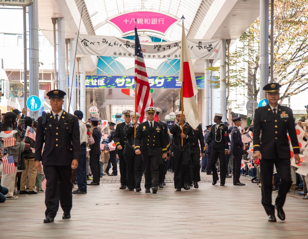 Sasebo Japan Self Defense Forces Parade