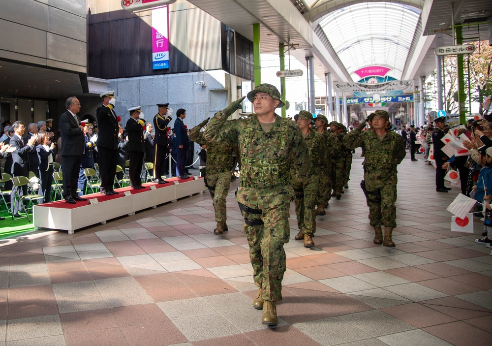 Sasebo Japan Self Defense Forces Parade