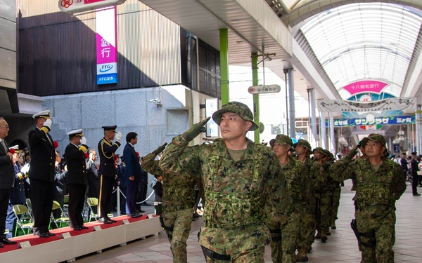 Sasebo Japan Self Defense Forces Parade