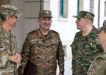 Armenian military leaders visit EUCOM for bilateral meeting