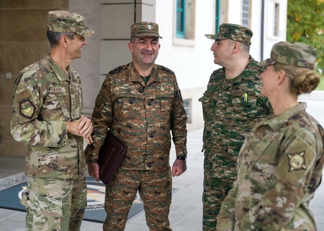 Armenian military leaders visit EUCOM for bilateral meeting