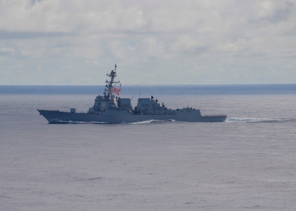 USS Carl Vinson (CVN 70), JMSDF Conduct Multi-Large Deck Event in Pacific Ocean