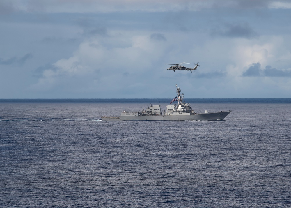 USS Carl Vinson (CVN 70), JMSDF Conduct Multi-Large Deck Event in Pacific Ocean