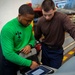 USS Carl Vinson (CVN 70) Sailors Conduct Helicopter Maintenance