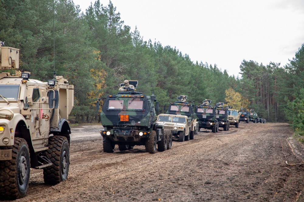 Army Reserve Transportation Company executes culminating training event in Poland