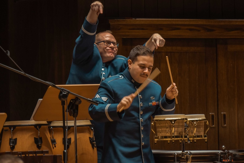 USAFE Concert Band performs alongside Polish Bytom Air Force Orchestra in Lublin, Poland
