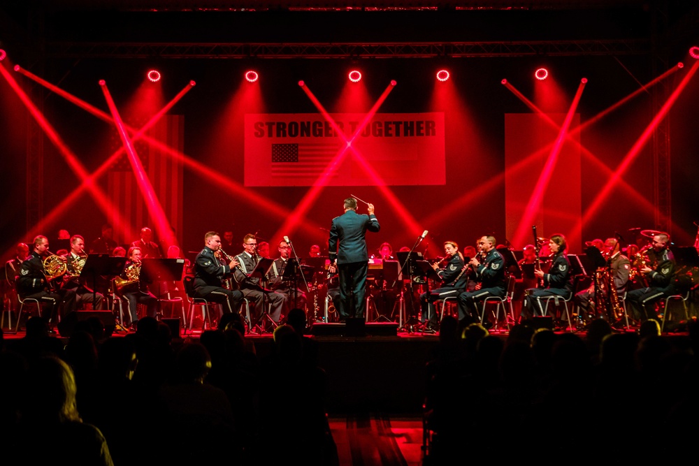 USAFE Concert Band performs alongside Polish Bytom Air Force Orchestra in Przemyśl, Poland