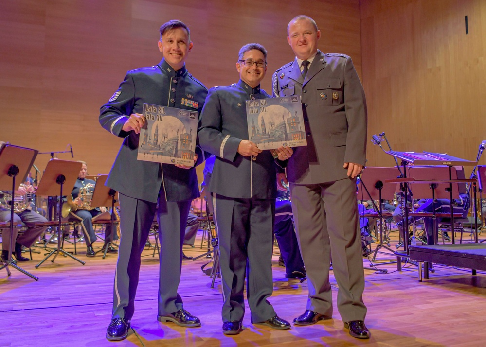 USAFE Concert Band performs alongside Polish Bytom Air Force Orchestra in Rzeszów, Poland