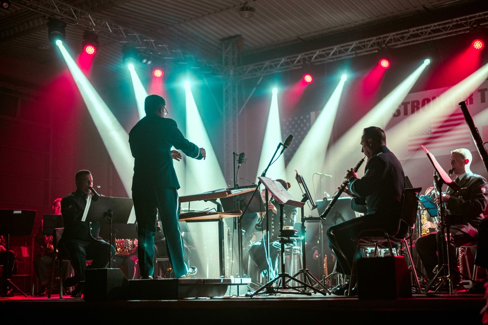 USAFE Concert Band performs alongside Polish Bytom Air Force Orchestra in Przemyśl, Poland