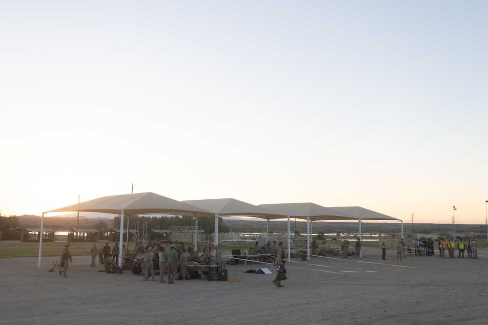 U.S. Marines with 8th Engineer Support Battalion Host an Evacuation Control Center
