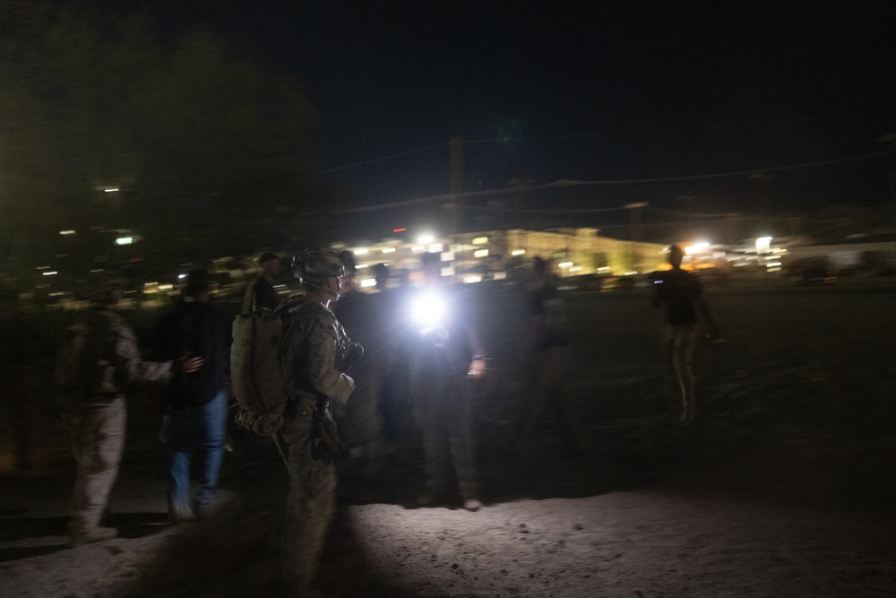 U.S. Marines with 8th Engineer Support Battalion Host an Evacuation Control Center