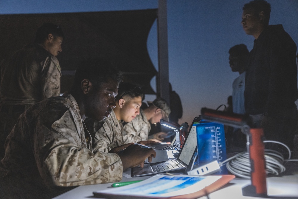 U.S. Marines with 8th Engineer Support Battalion Host an Evacuation Control Center