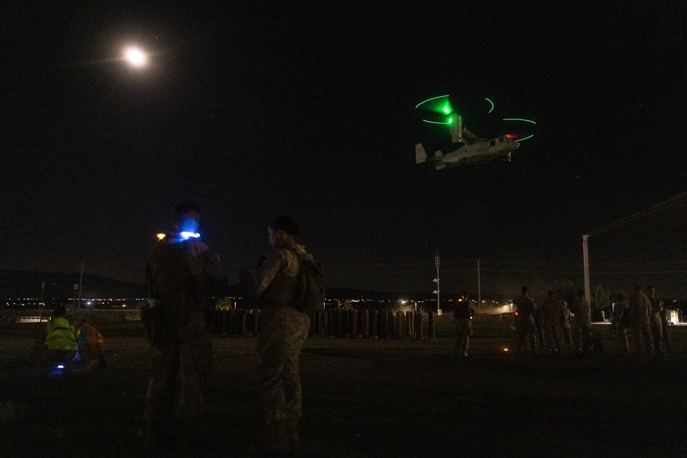 U.S. Marines with 8th Engineer Support Battalion Host an Evacuation Control Center