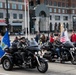 Motorcyclists Drive through Veterans Day Parade