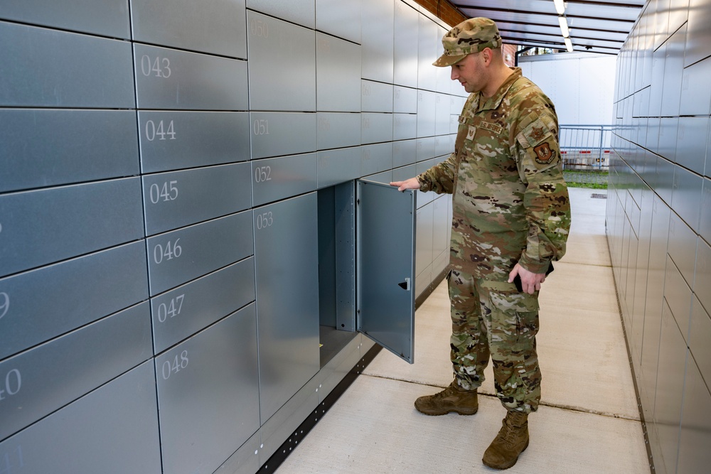 RAF Mildenhall Post Office installs new smart lockers