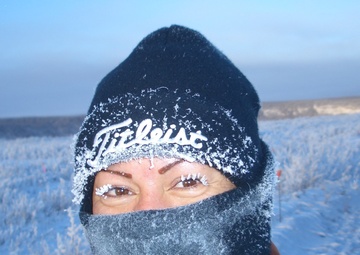 Data collection in the Arctic involves layers of clothing and lots of stamina