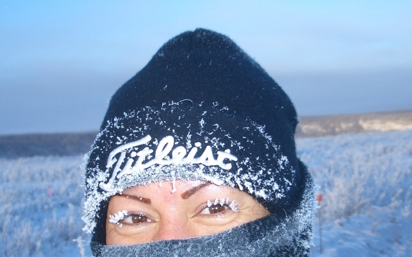 Data collection in the Arctic involves layers of clothing and lots of stamina