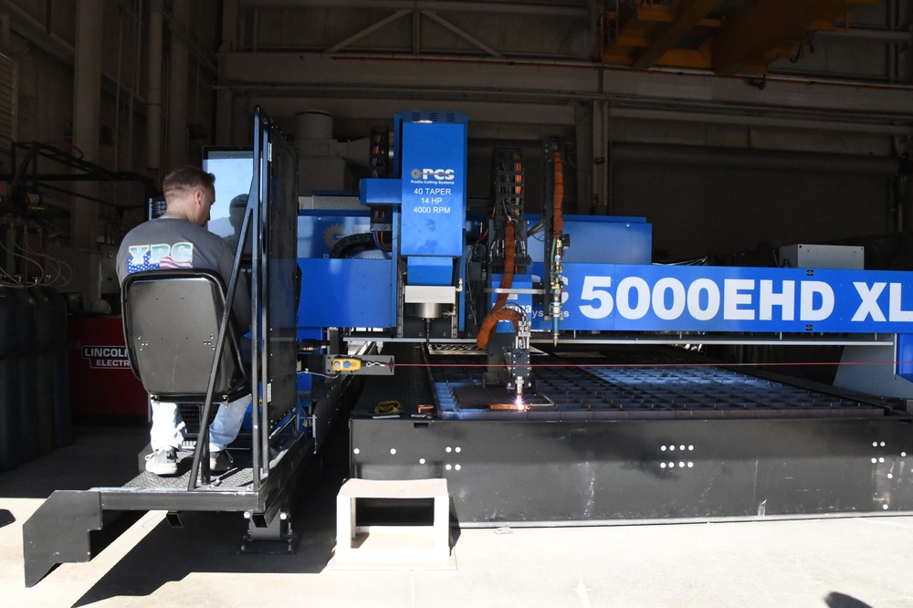 Machine Shop gets new plasma machine to cut down time of projects