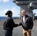 Under Secretary of the Navy tours George Washington