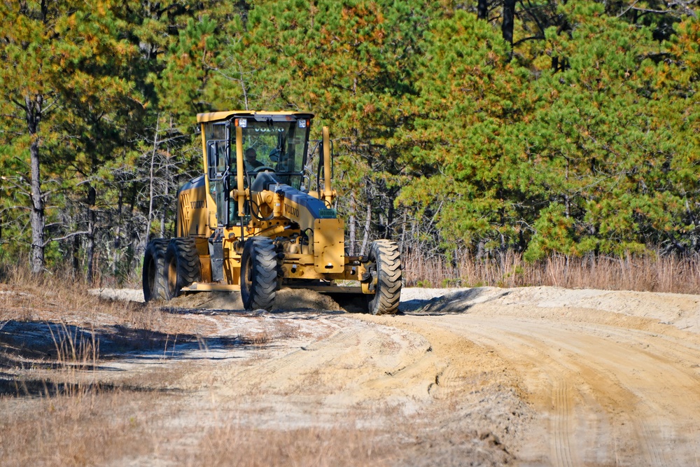 ASA Fort Dix Range Control Fire Breaks maintenance. November 03, 2023