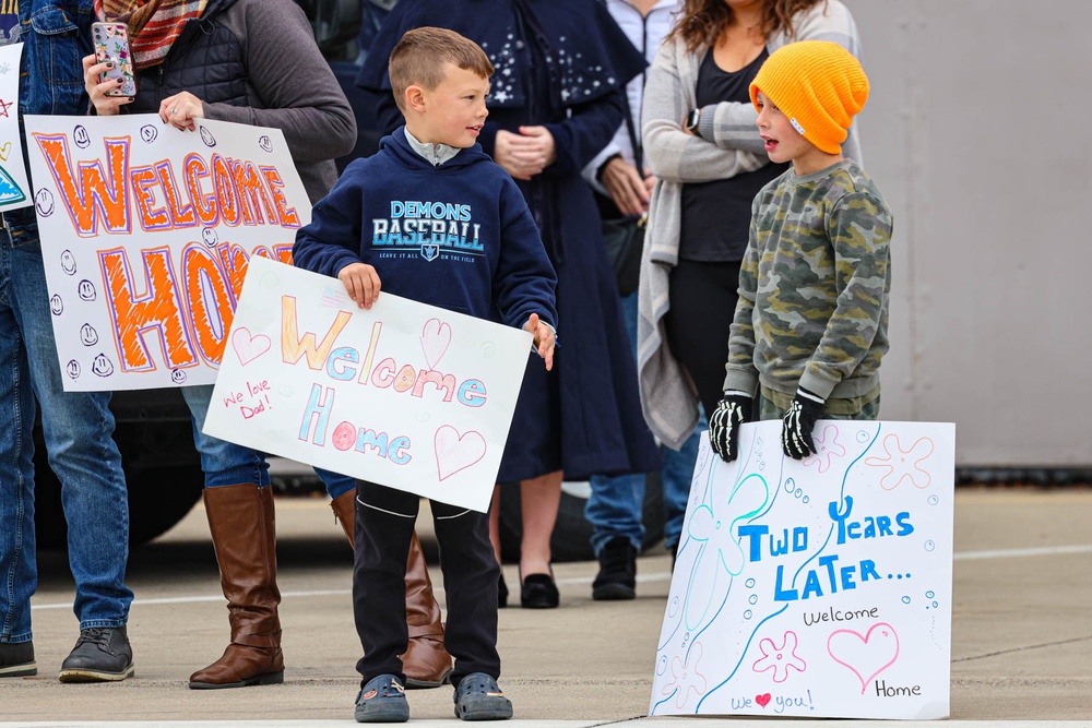 127th Air Refueling Group Returns Home