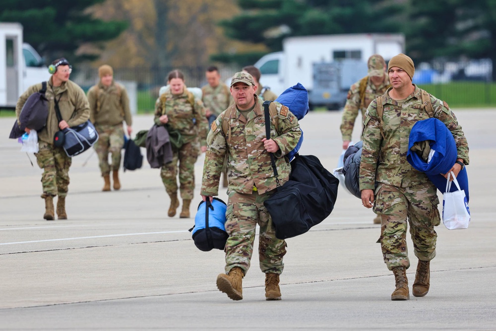 127th Air Refueling Group Returns Home