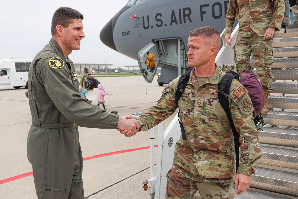 127th Air Refueling Group Returns Home