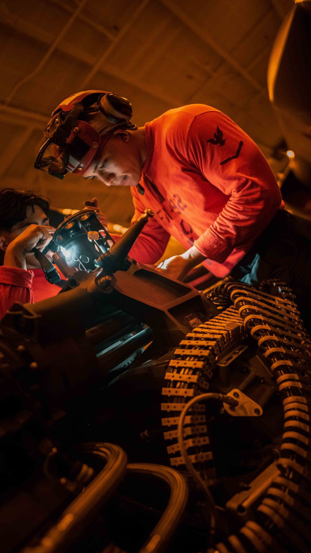 Sailor conducts maintenance aboard USS Carl Vinson (CVN 70)