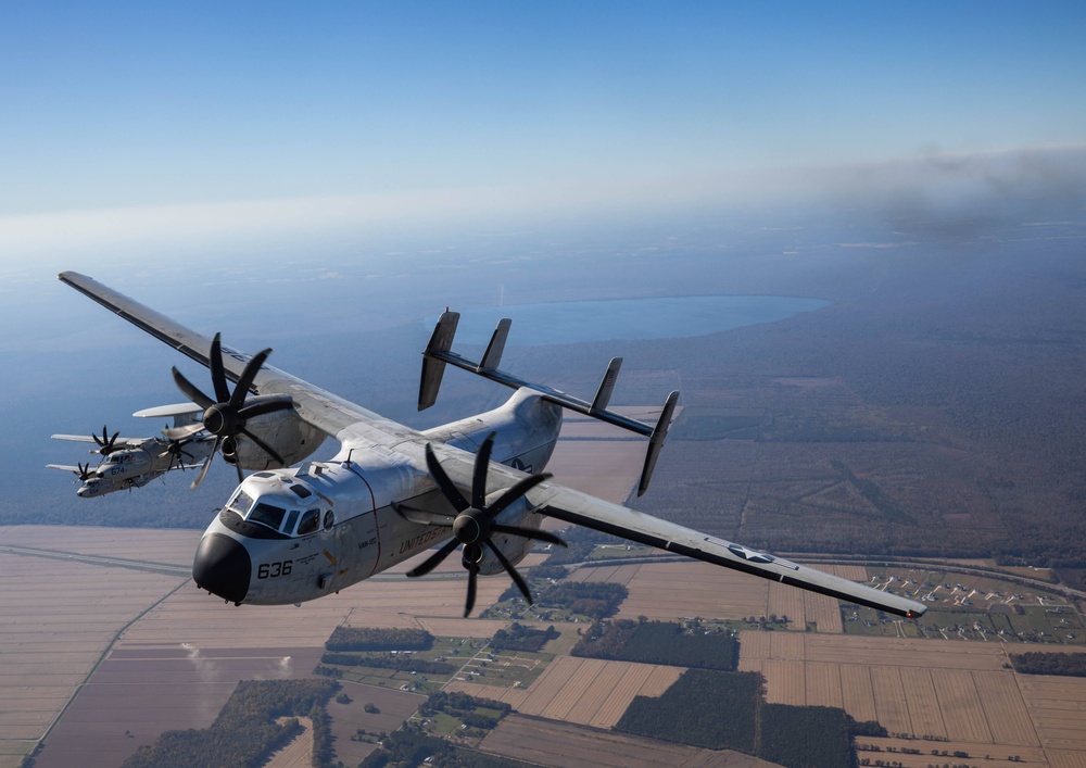 VAW-120 conducts final C-2A Greyhound training mission