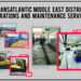 Before and after photos of equipment and facilities repaired under Operations and Maintenance Contracts.