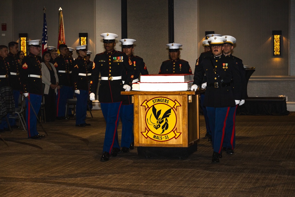 MALS-31 Celebrates 248th Marine Corps Birthday Ball