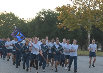 Team Charleston embraces Warrior Heart Culture during wing formation run