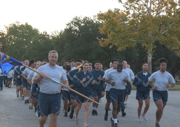 Team Charleston embraces Warrior Heart Culture during wing formation run