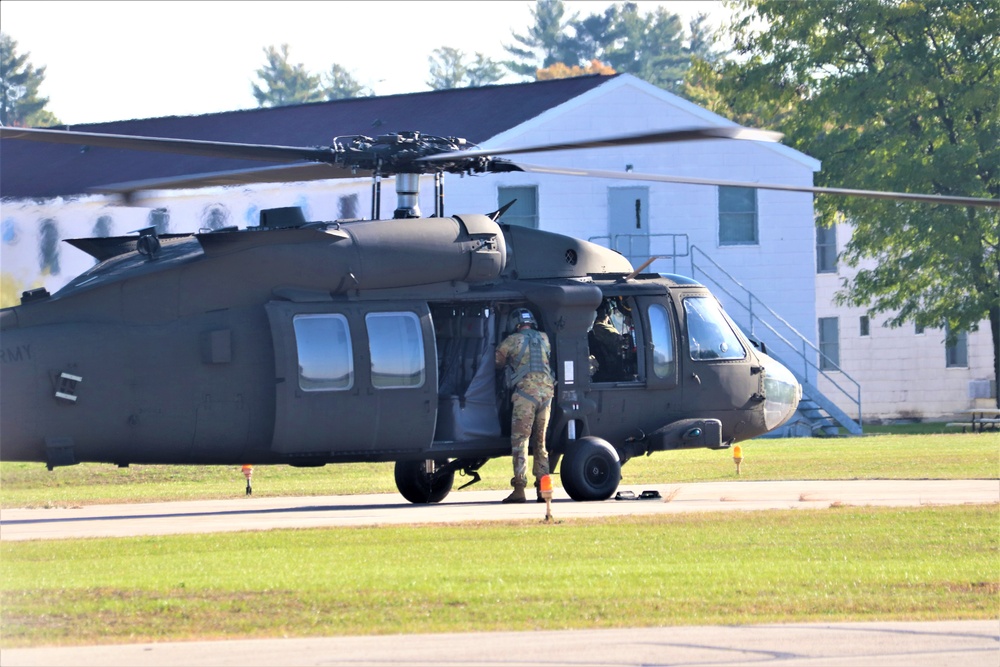 UH-60 Black Hawk training operations at Fort McCoy