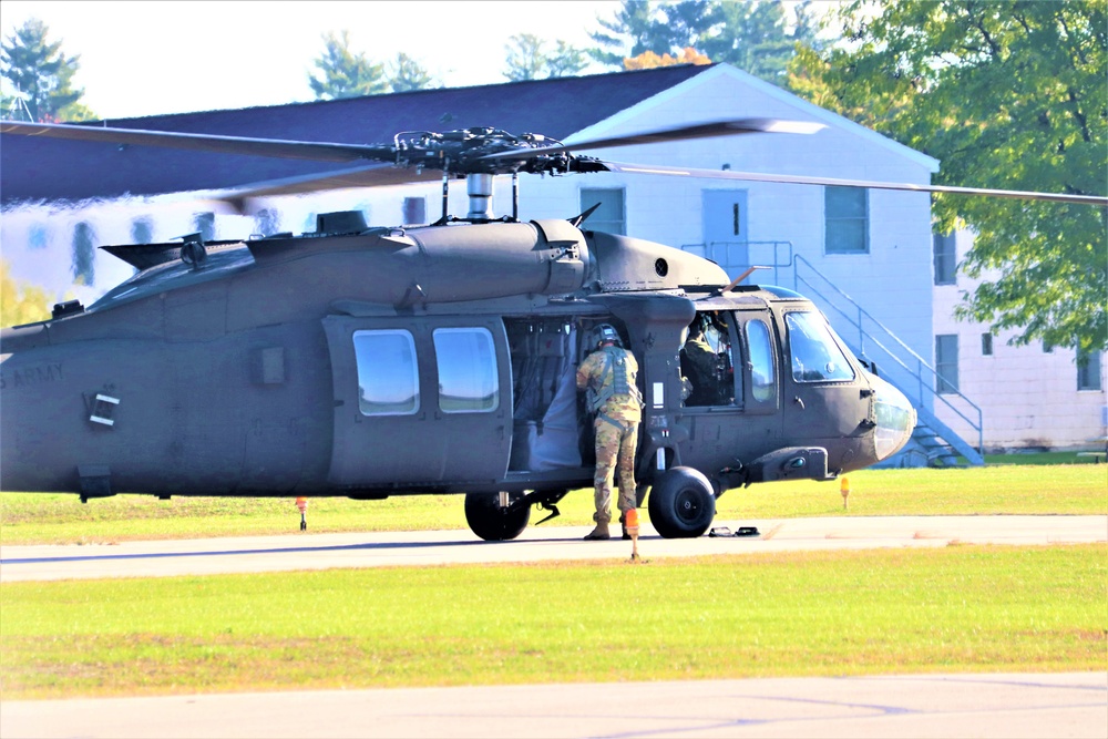 UH-60 Black Hawk training operations at Fort McCoy