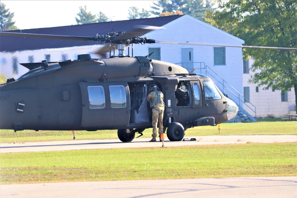 UH-60 Black Hawk training operations at Fort McCoy