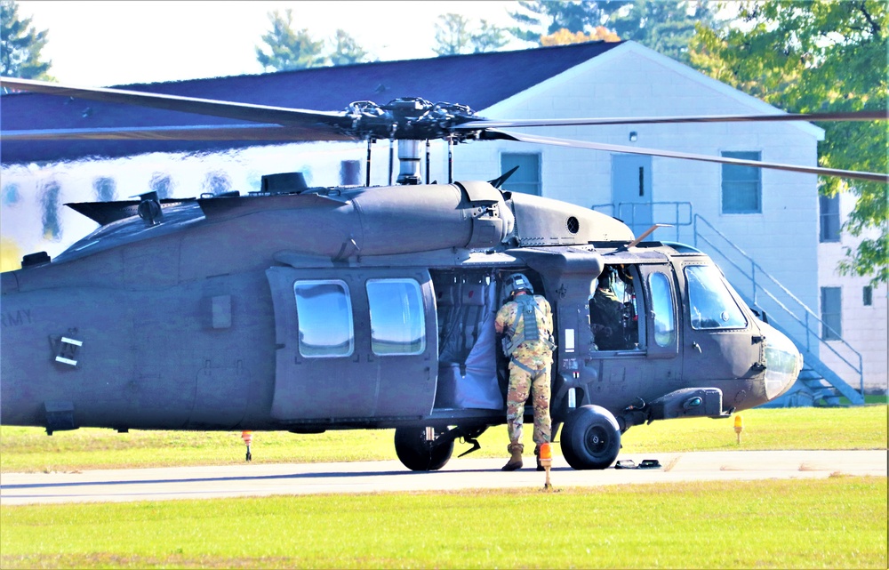 UH-60 Black Hawk training operations at Fort McCoy