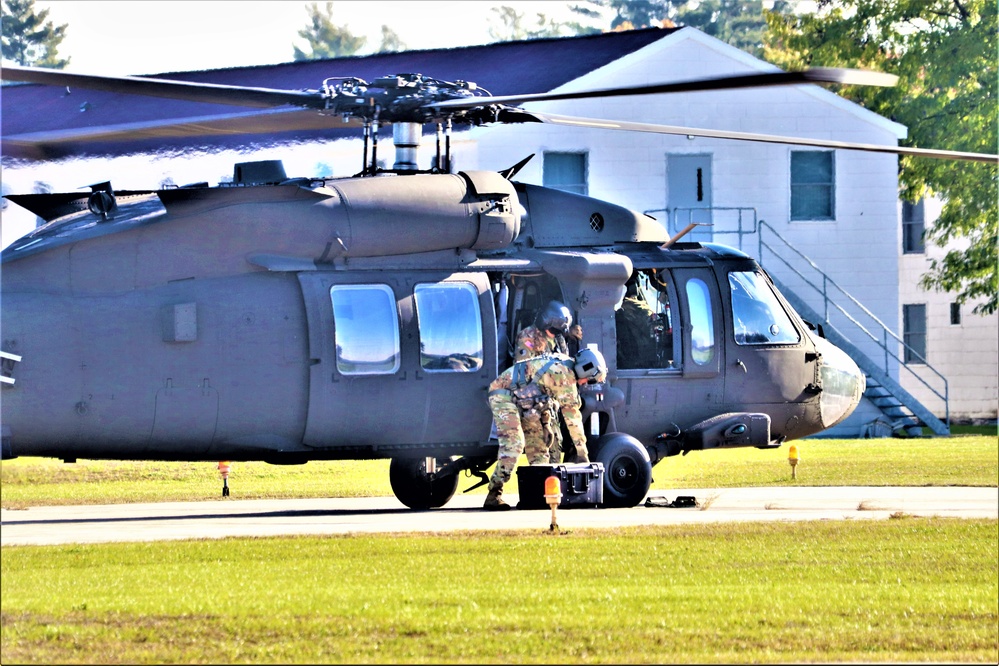 UH-60 Black Hawk training operations at Fort McCoy