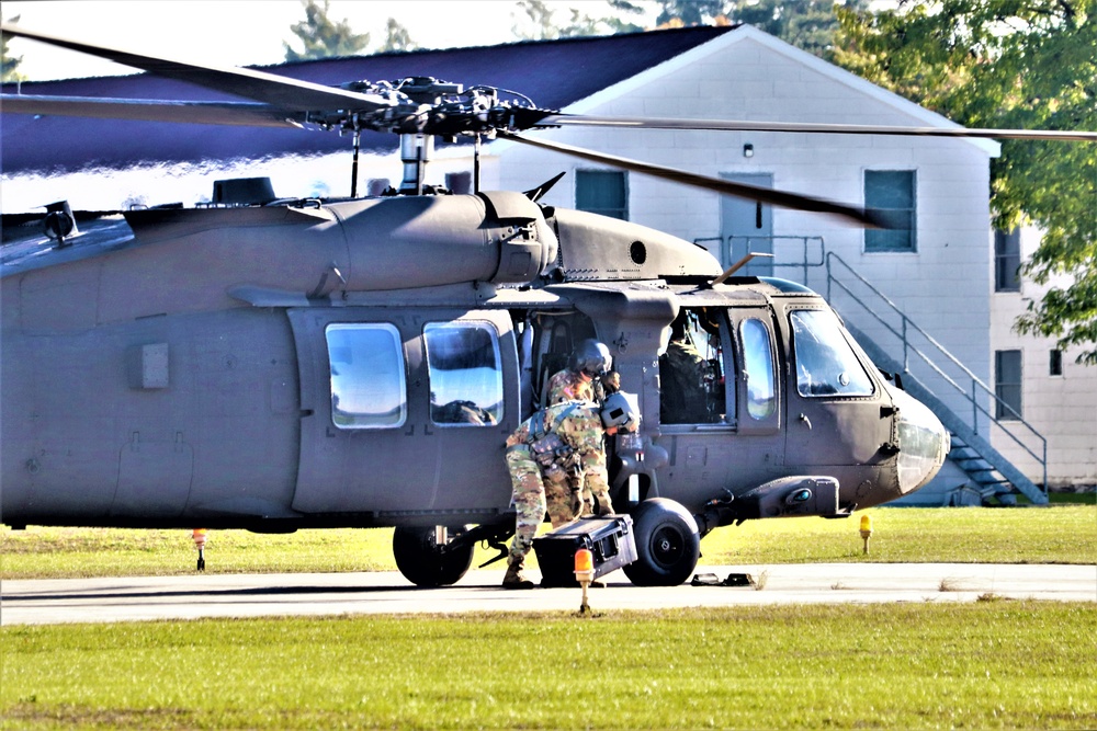 UH-60 Black Hawk training operations at Fort McCoy