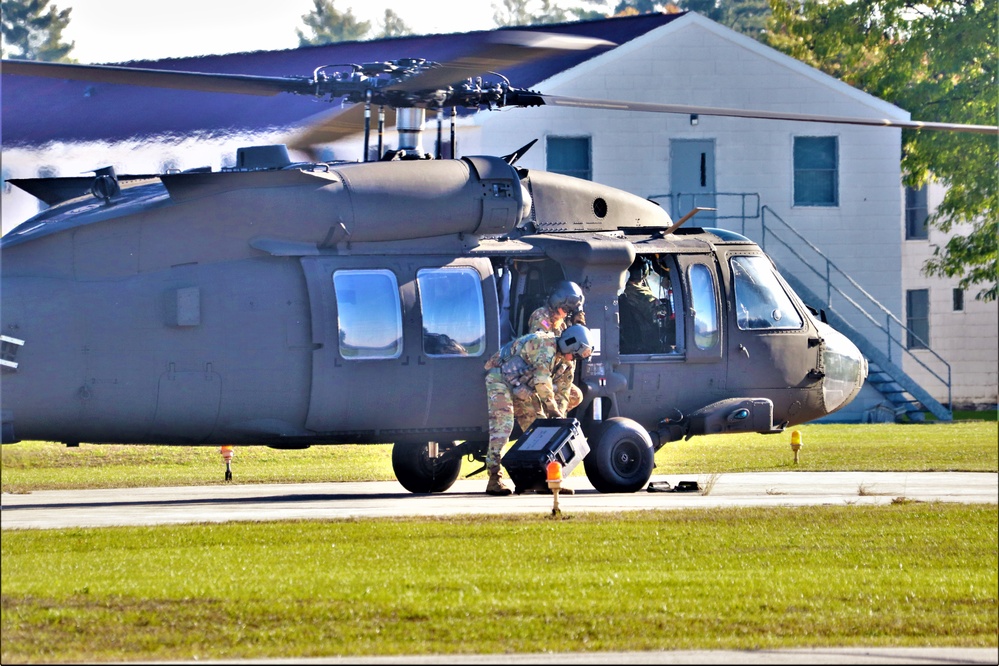 UH-60 Black Hawk training operations at Fort McCoy