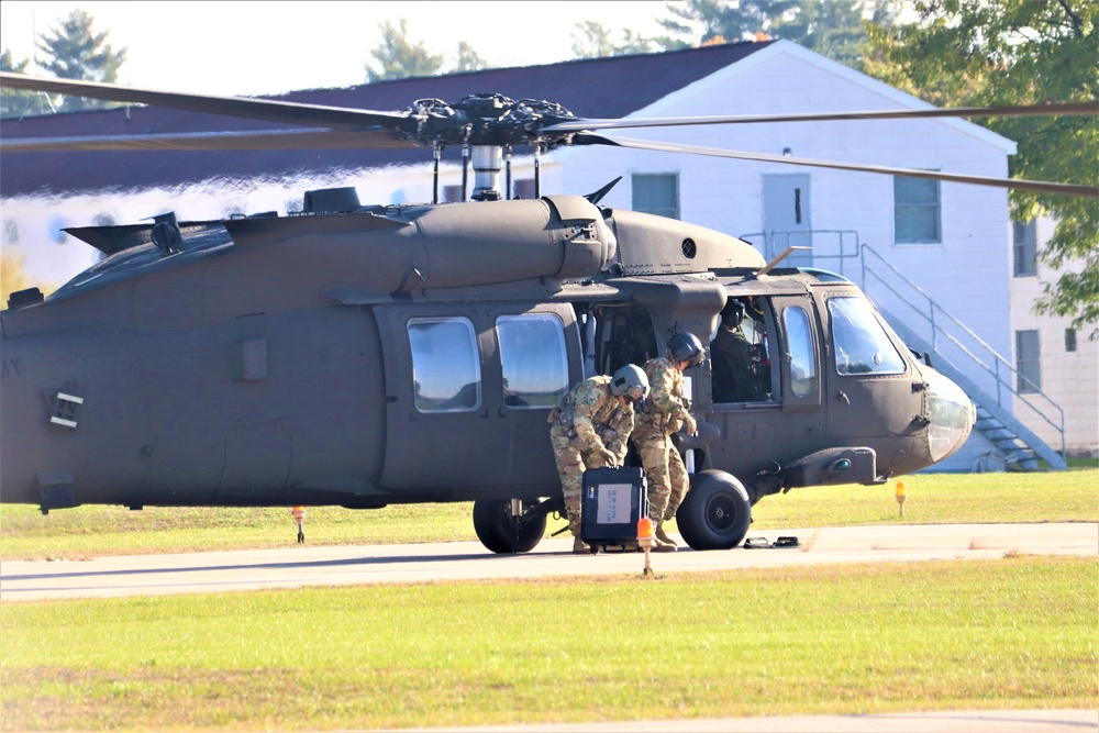 UH-60 Black Hawk training operations at Fort McCoy