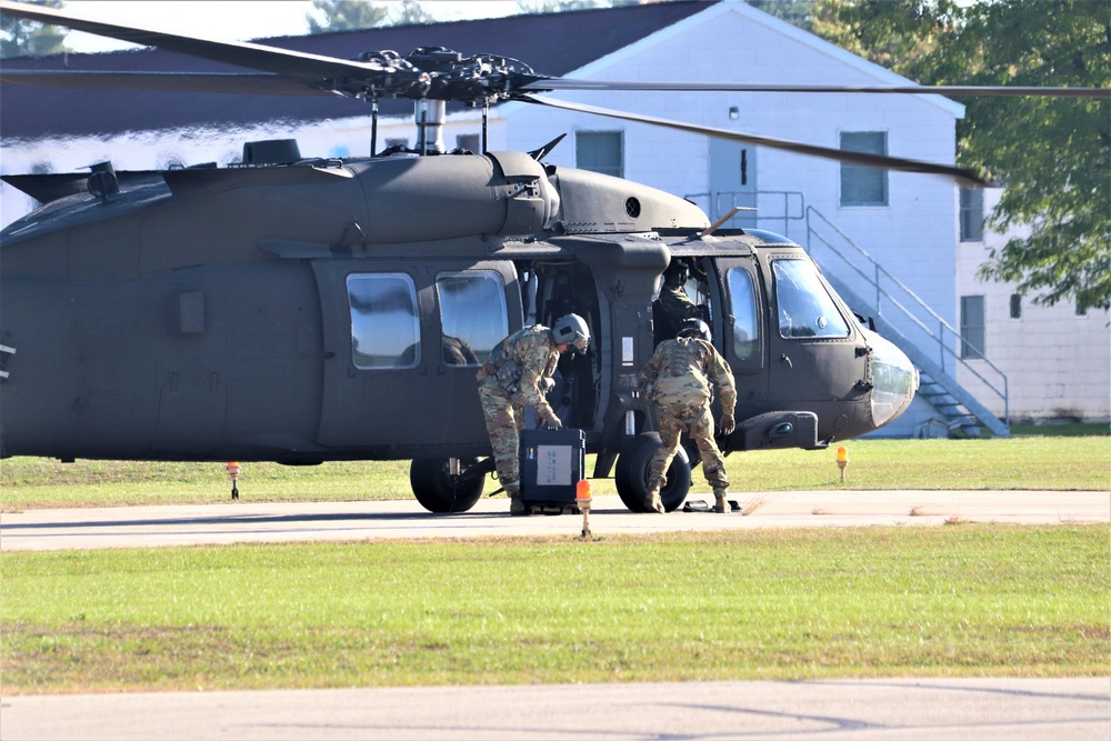 UH-60 Black Hawk training operations at Fort McCoy