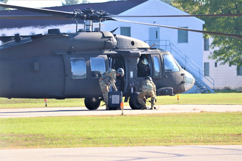 UH-60 Black Hawk training operations at Fort McCoy