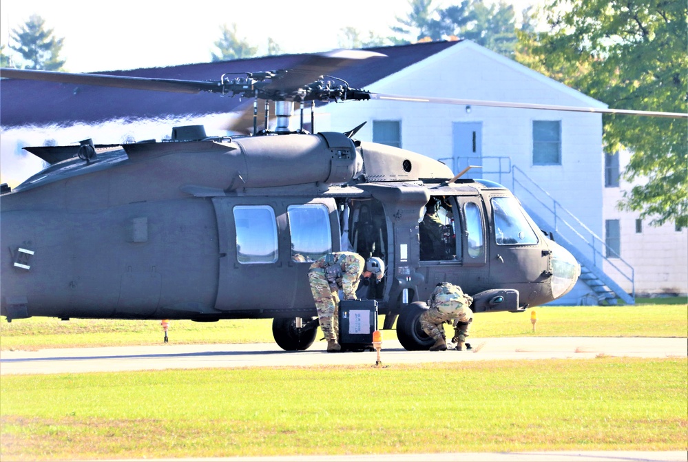 UH-60 Black Hawk training operations at Fort McCoy