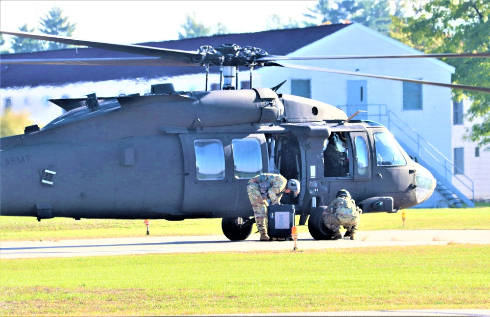 UH-60 Black Hawk training operations at Fort McCoy