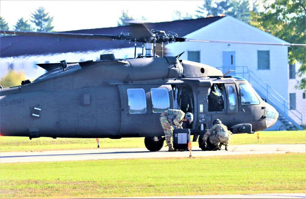 UH-60 Black Hawk training operations at Fort McCoy