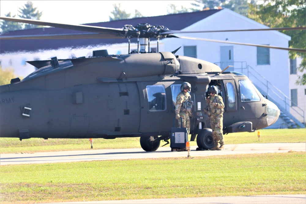 UH-60 Black Hawk training operations at Fort McCoy