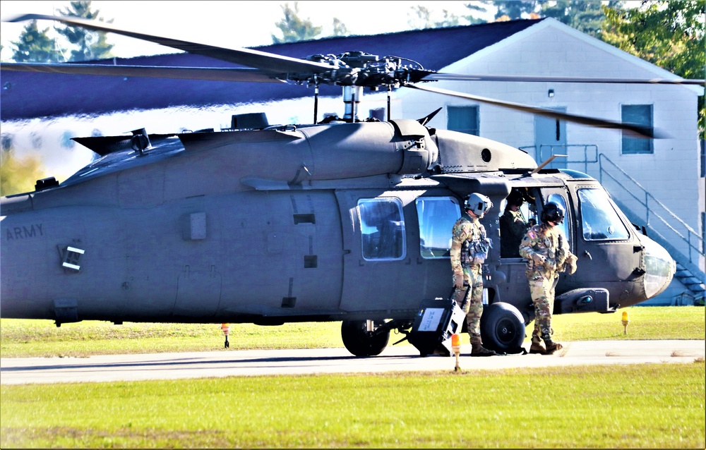 UH-60 Black Hawk training operations at Fort McCoy